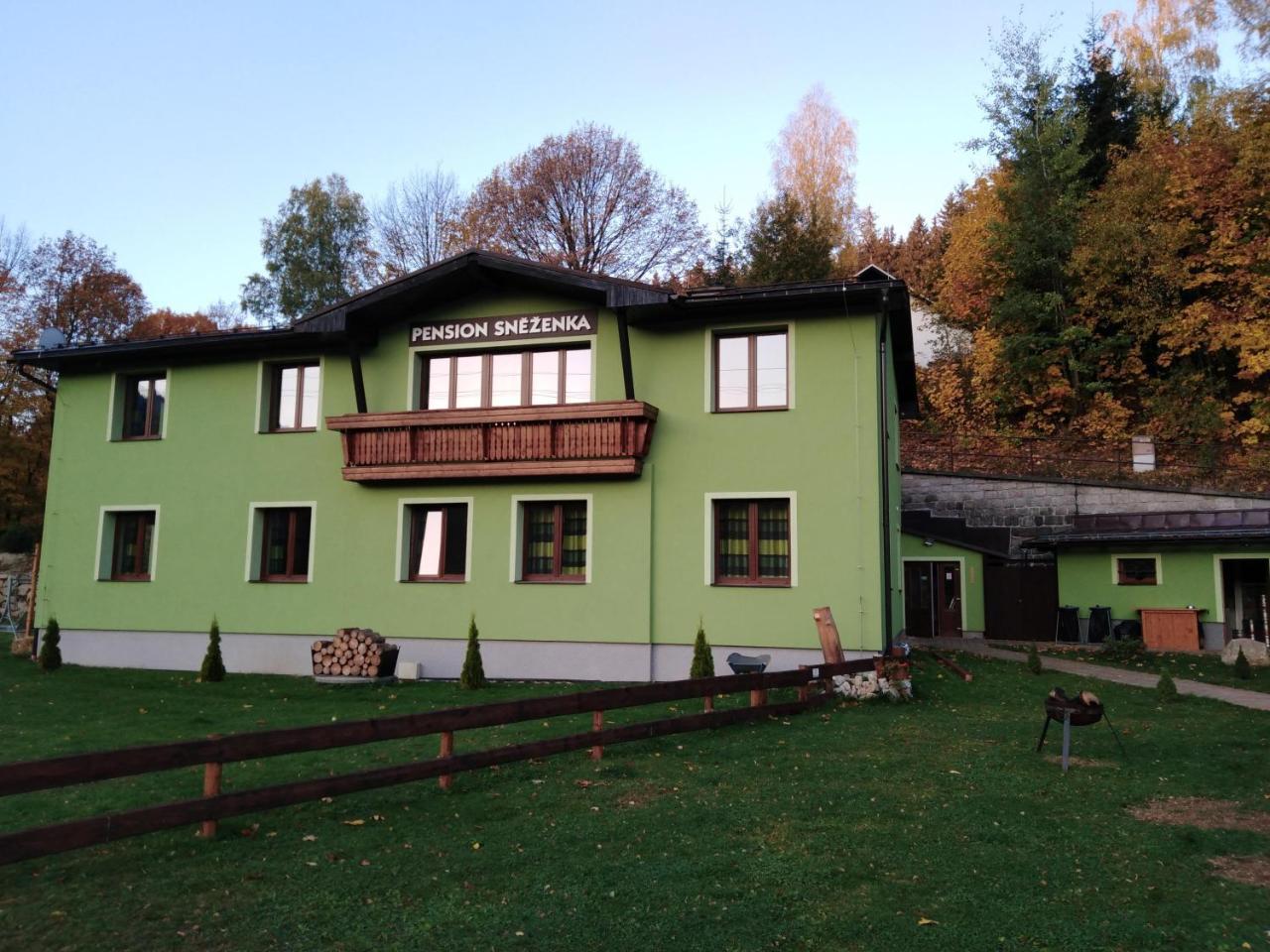 Penzion Sněženka Jiretin pod Bukovou Esterno foto