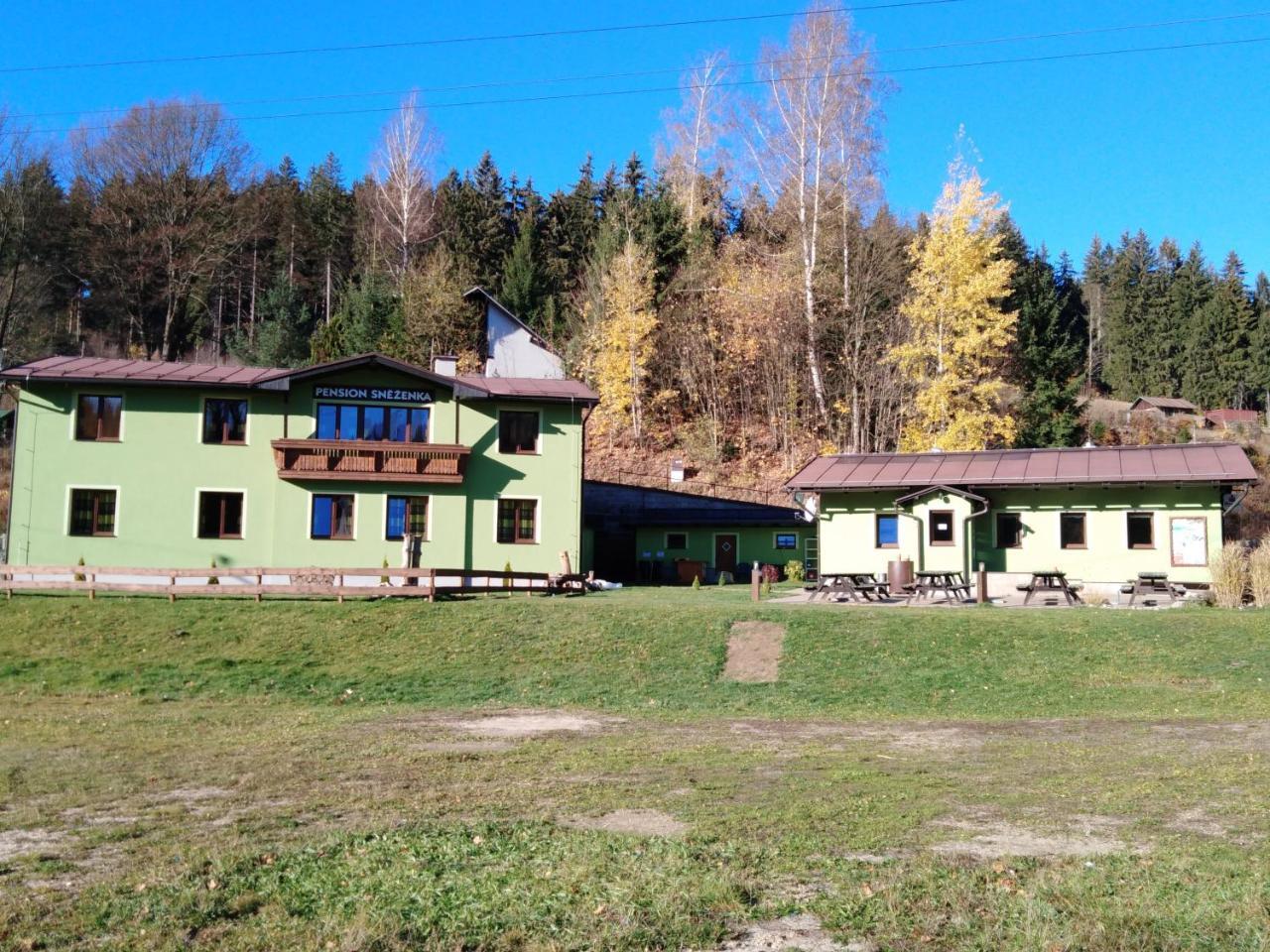 Penzion Sněženka Jiretin pod Bukovou Esterno foto